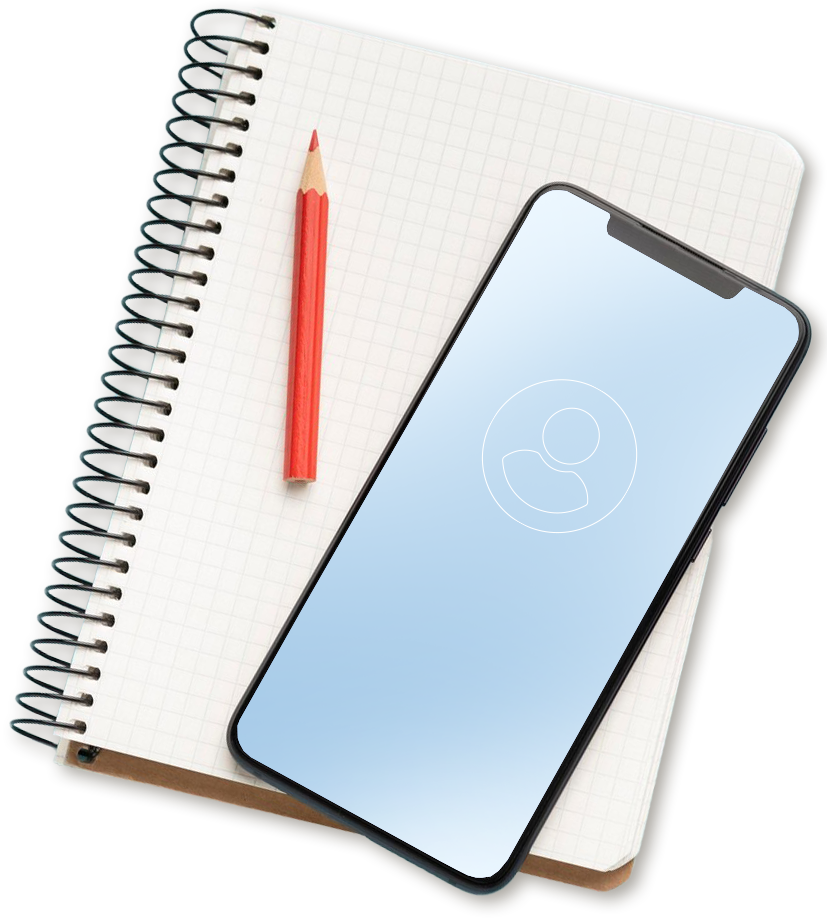 Ilustračný obrázok pozadia pre Kontakt